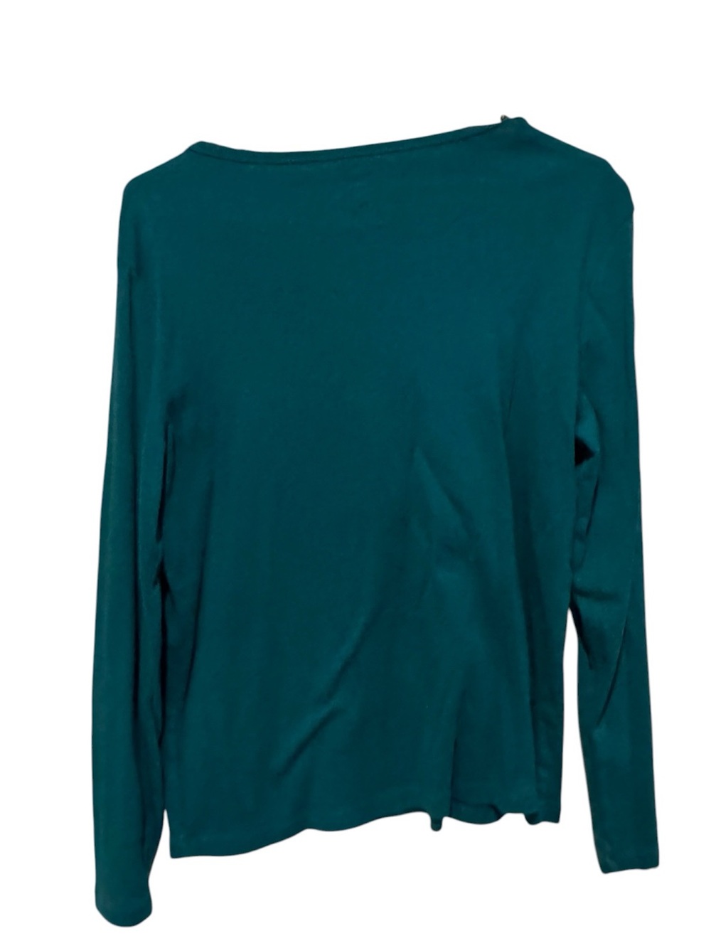 Long Sleeve Crewneck Top in GREEN - Picture 2 of 2